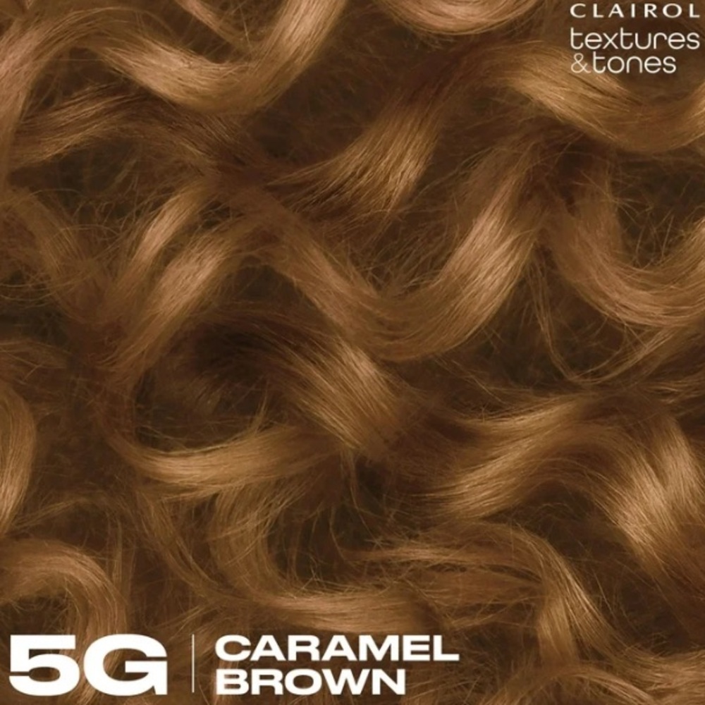 Clairol Textures & Tones Hair Color 5G Caramel Brown - Picture 5 of 8